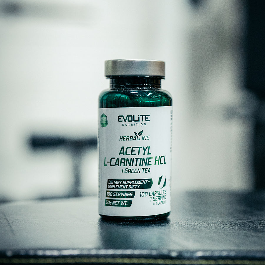 Evolite Acetyl-L-Carnitine HCL + Green Tea 100 capsules